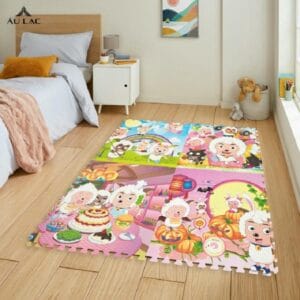 Thảm Xốp Ghép Tranh Ngộ Nghĩnh 60x60cm -10mm Cừu TrắngThảm Xốp Ghép Tranh Ngộ Nghĩnh 60x60cm -10mm Cừu Trắng
