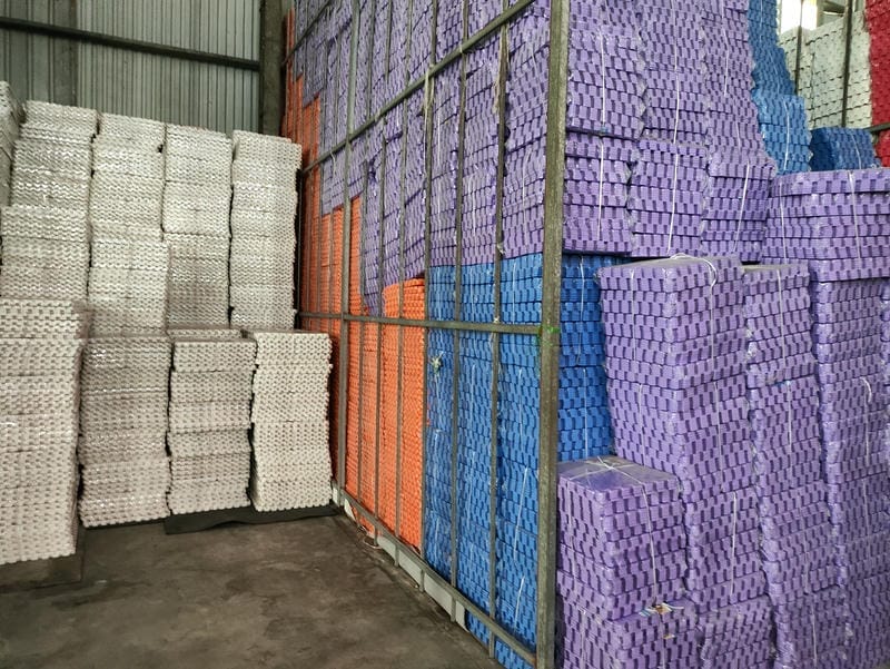Chất lượng thảm EVA phụ thuộc vào tỷ lệ phối liệu, nhiệt độ ép, áp lực
