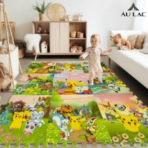 Thảm Xốp Ghép Tranh Ngộ Nghĩnh 42x42cm -10mm PikachuThảm Xốp Ghép Tranh Ngộ Nghĩnh 42x42cm -10mm Pikachu