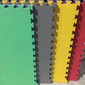 Thảm Tập Võ 1x1m Dày 3cm EVA Xanh Dương – Xanh Cốm 2 MặtThảm Xốp Trải Sàn 1x1m