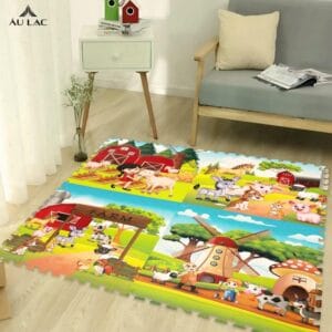 Thảm Xốp Ghép Tranh Nông Trại 60x60cm Dày 10mmThảm Xốp Ghép Tranh Nông Trại 60x60cm Dày 10mm